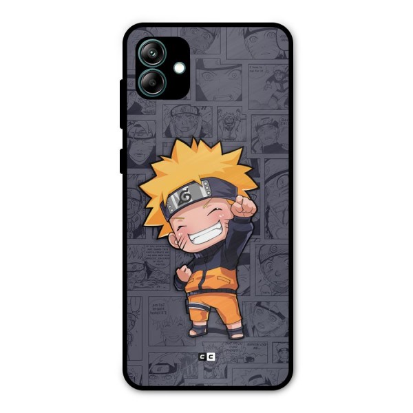 Cute Naruto Uzumaki Metal Back Case for Galaxy A04