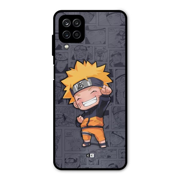 Cute Naruto Uzumaki Metal Back Case for Galaxy A12