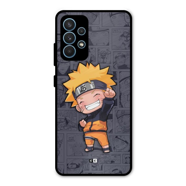 Cute Naruto Uzumaki Metal Back Case for Galaxy A32