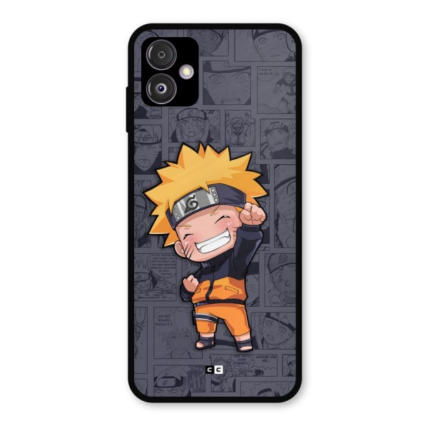 Cute Naruto Uzumaki Metal Back Case for Galaxy F14