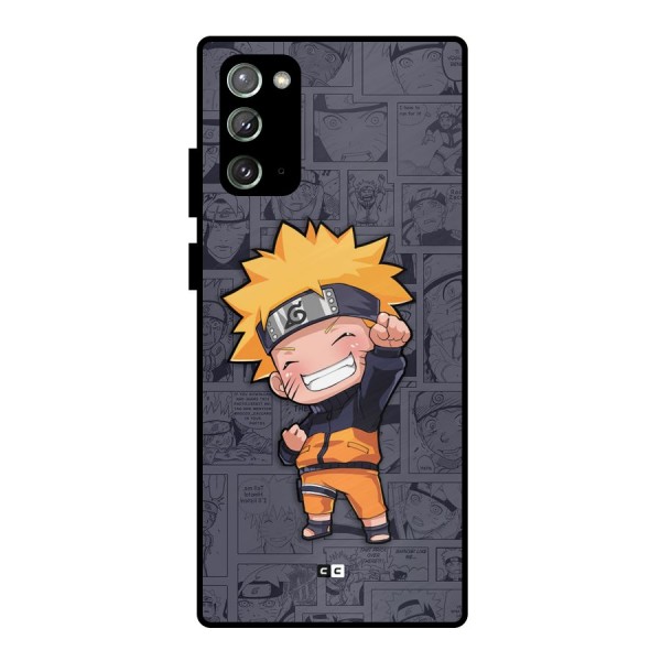 Cute Naruto Uzumaki Metal Back Case for Galaxy Note 20