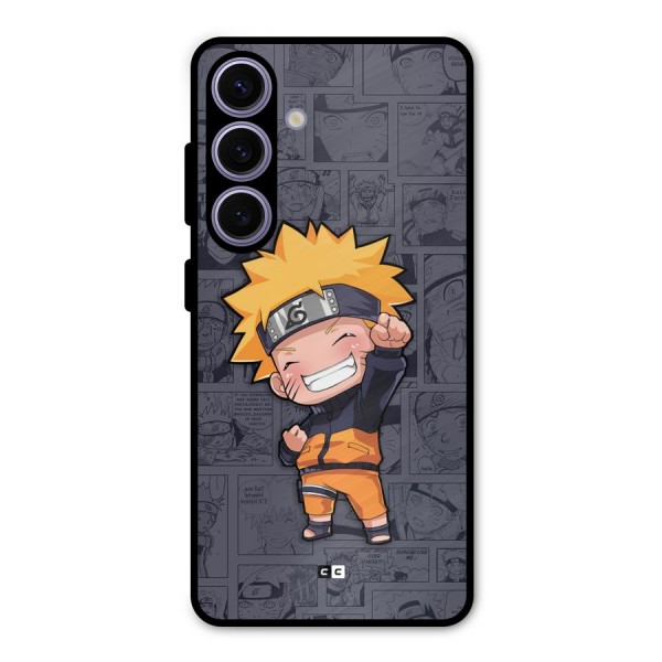 Cute Naruto Uzumaki Metal Back Case for Galaxy S24