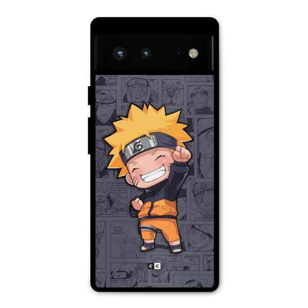 Cute Naruto Uzumaki Metal Back Case for Google Pixel 6