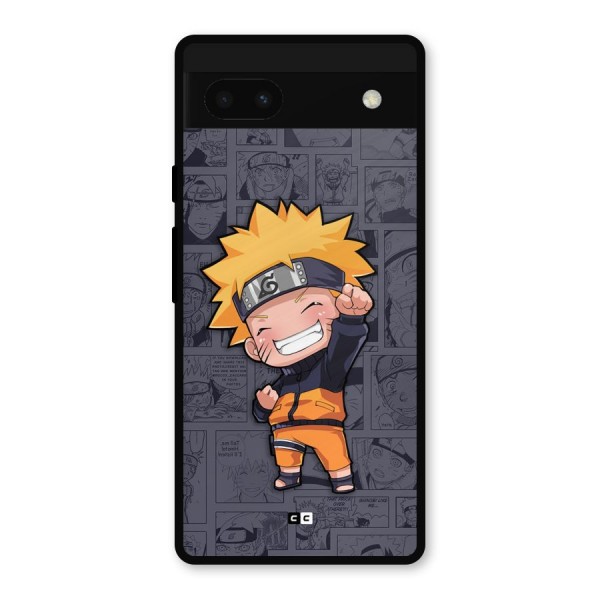 Cute Naruto Uzumaki Metal Back Case for Google Pixel 6a