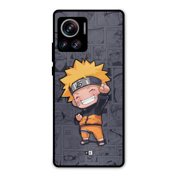 Cute Naruto Uzumaki Metal Back Case for Motorola Edge 30 Ultra