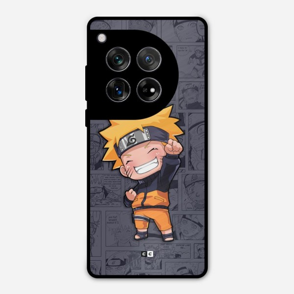 Cute Naruto Uzumaki Metal Back Case for OnePlus 12