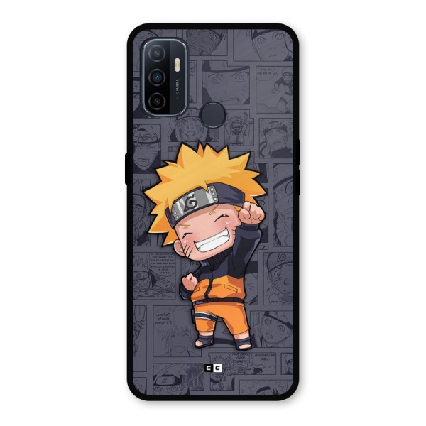 Cute Naruto Uzumaki Metal Back Case for Oppo A53