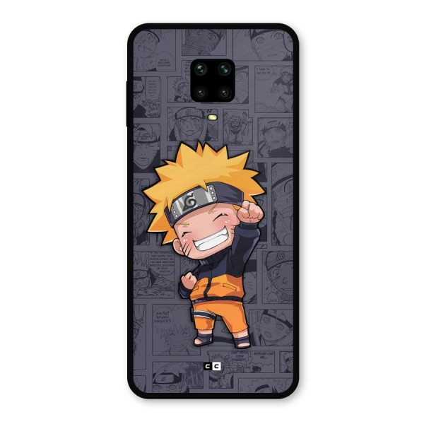 Cute Naruto Uzumaki Metal Back Case for Poco M2