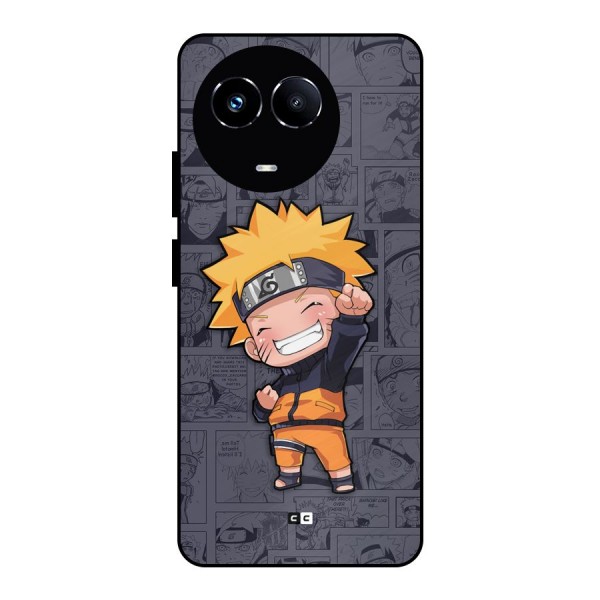 Cute Naruto Uzumaki Metal Back Case for Realme 11X