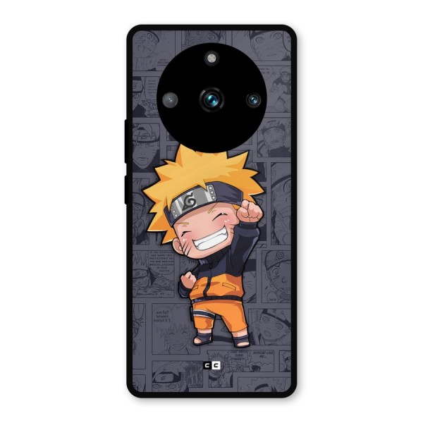 Cute Naruto Uzumaki Metal Back Case for Realme 11 Pro