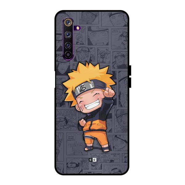 Cute Naruto Uzumaki Metal Back Case for Realme 6 Pro