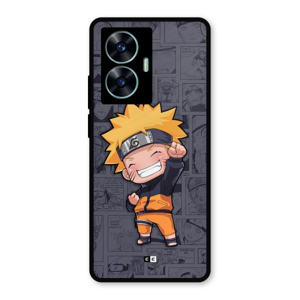 Cute Naruto Uzumaki Metal Back Case for Realme C55