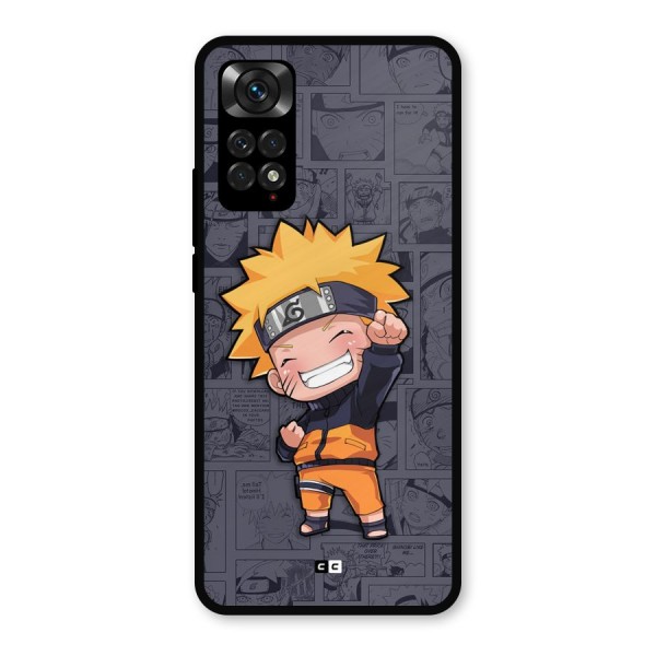 Cute Naruto Uzumaki Metal Back Case for Redmi Note 11