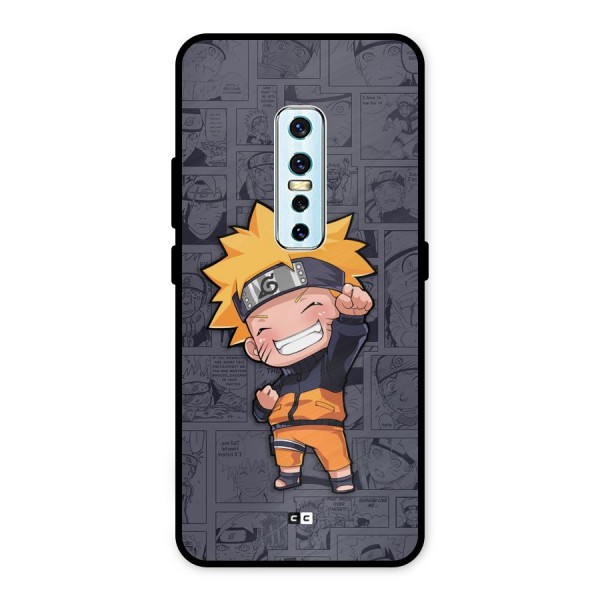 Cute Naruto Uzumaki Metal Back Case for Vivo V17 Pro