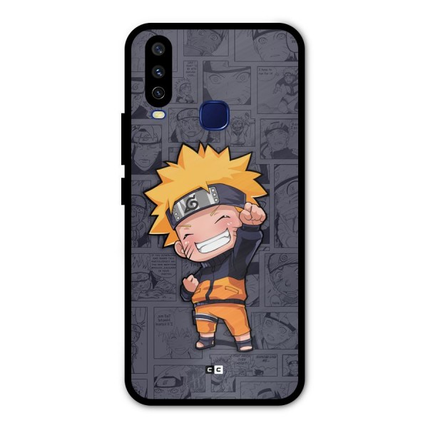 Cute Naruto Uzumaki Metal Back Case for Vivo Y12