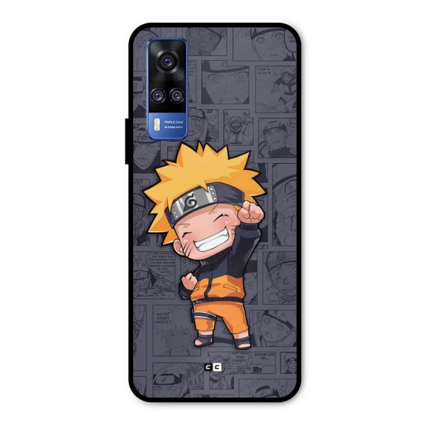 Cute Naruto Uzumaki Metal Back Case for Vivo Y31