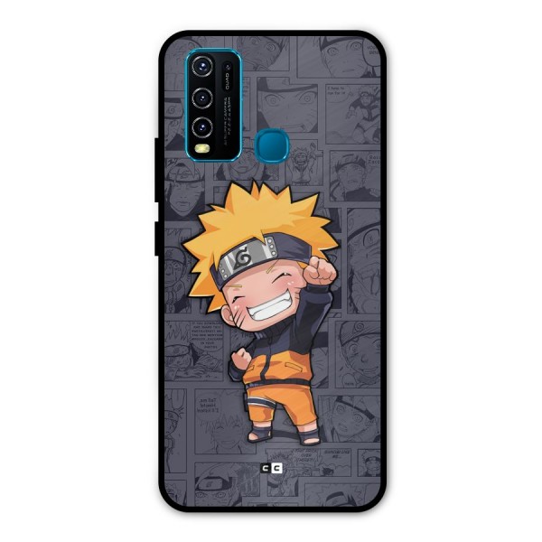 Cute Naruto Uzumaki Metal Back Case for Vivo Y50