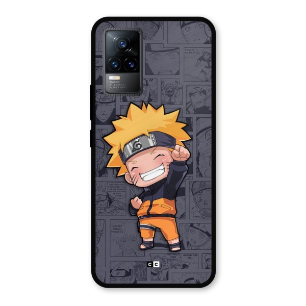 Cute Naruto Uzumaki Metal Back Case for Vivo Y73