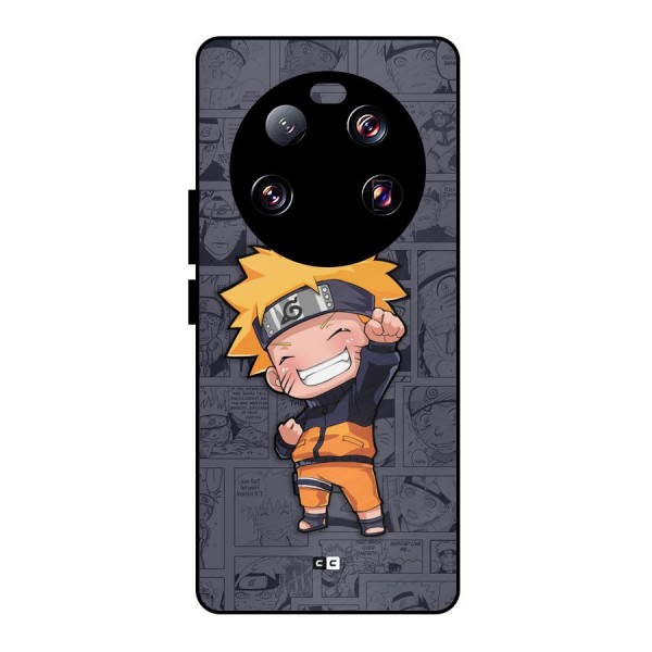 Cute Naruto Uzumaki Metal Back Case for Xiaomi 13 Ultra