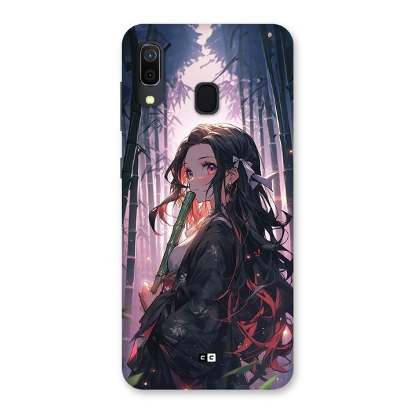 Cute Nezuko Back Case for Galaxy A30