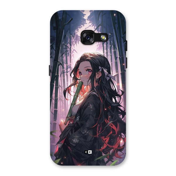 Cute Nezuko Back Case for Galaxy A3 (2017)