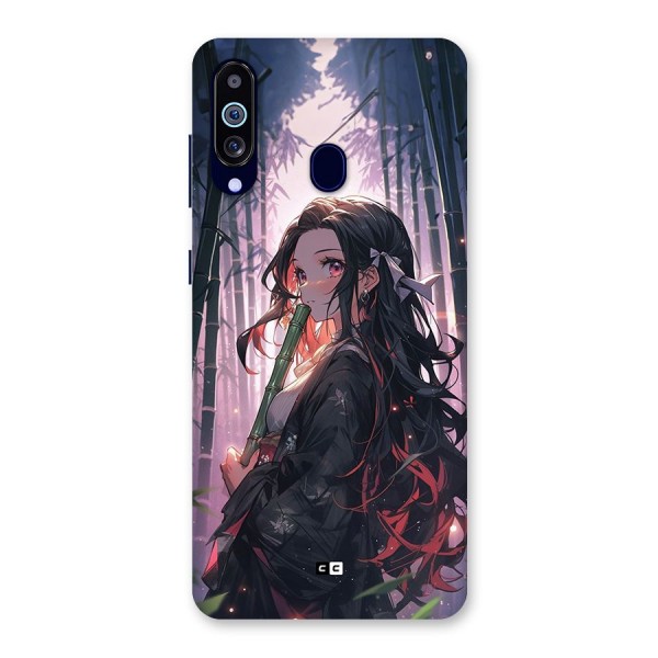 Cute Nezuko Back Case for Galaxy A60