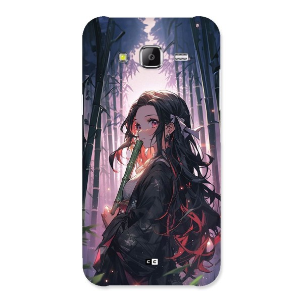 Cute Nezuko Back Case for Galaxy J5