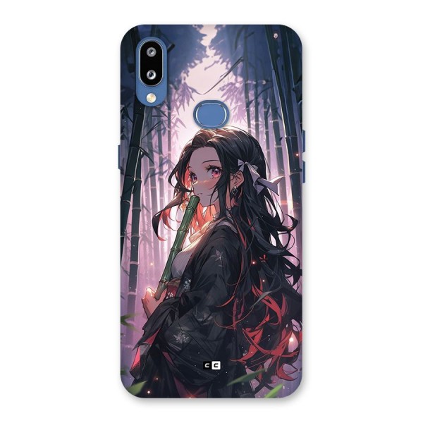 Cute Nezuko Back Case for Galaxy M01s