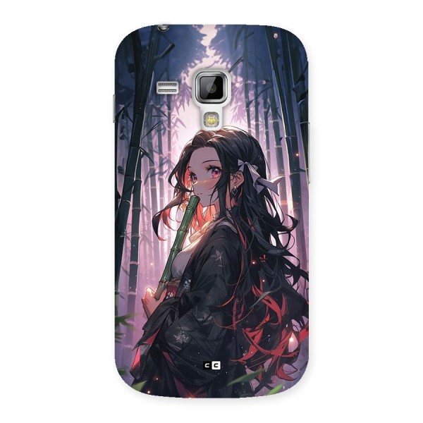 Cute Nezuko Back Case for Galaxy S Duos