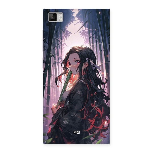 Cute Nezuko Back Case for Mi3