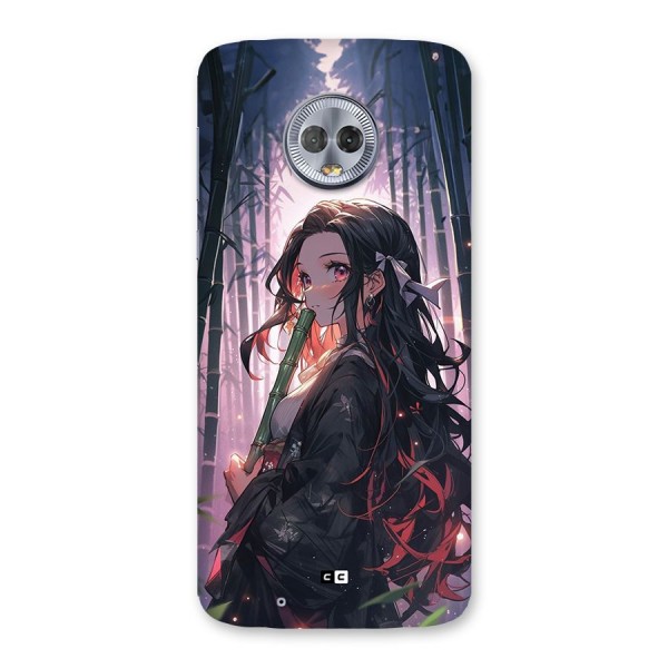 Cute Nezuko Back Case for Moto G6