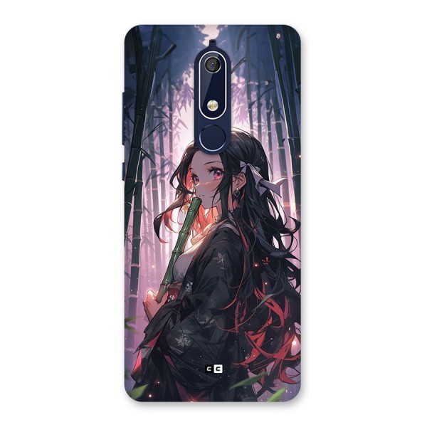 Cute Nezuko Back Case for Nokia 5.1