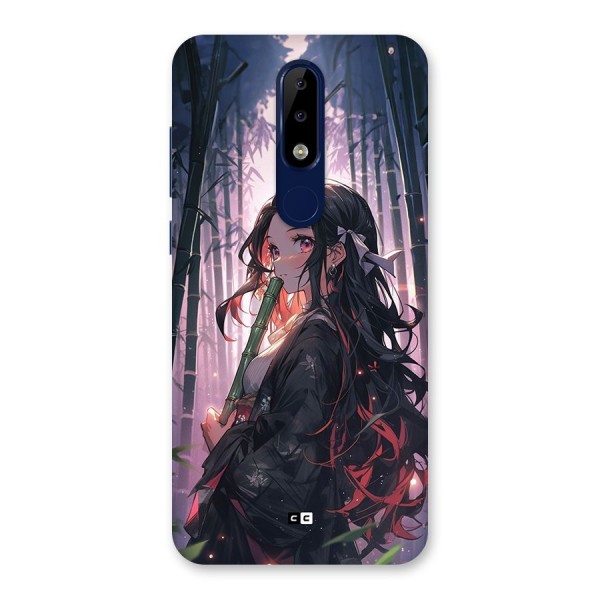 Cute Nezuko Back Case for Nokia 5.1 Plus