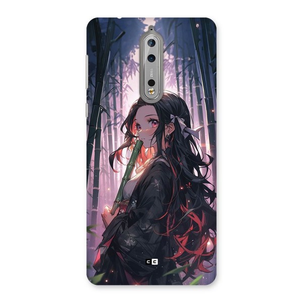 Cute Nezuko Back Case for Nokia 8