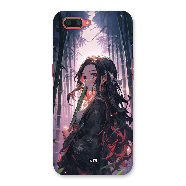 Cute Nezuko Back Case for Oppo A3s