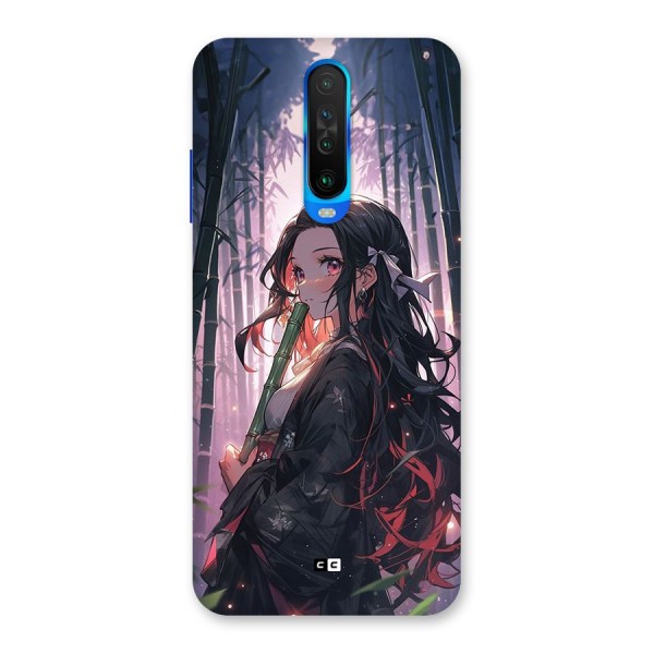 Cute Nezuko Back Case for Poco X2