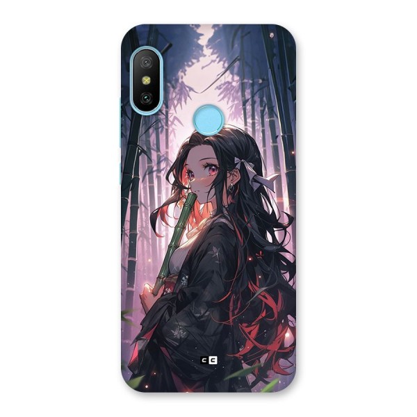 Cute Nezuko Back Case for Redmi 6 Pro