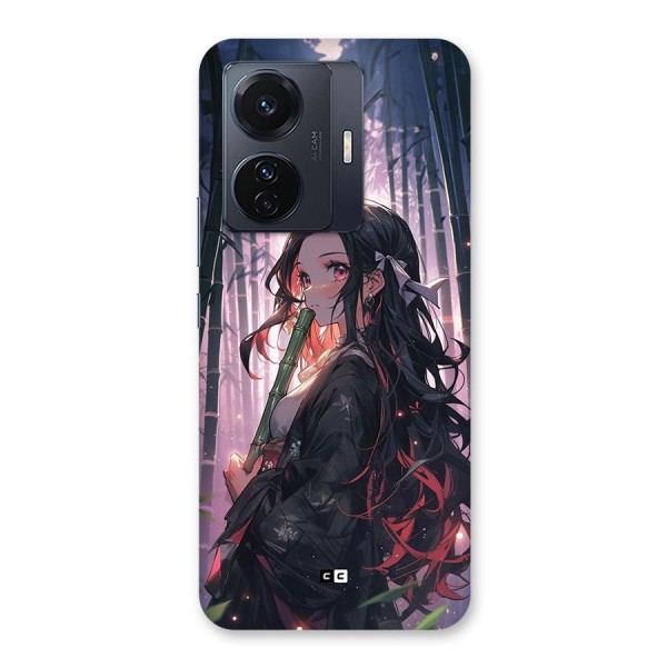 Cute Nezuko Back Case for Vivo iQOO Z6 Pro