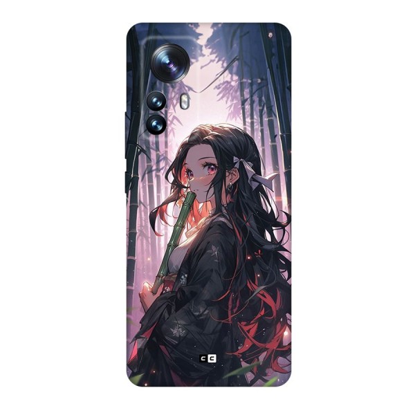 Cute Nezuko Back Case for Xiaomi 12 Pro