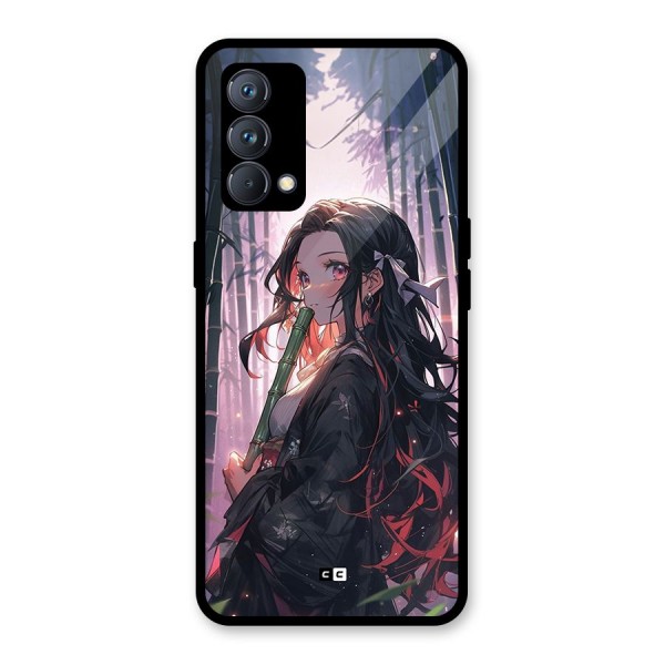 Cute Nezuko Glass Back Case for Realme GT Master Edition