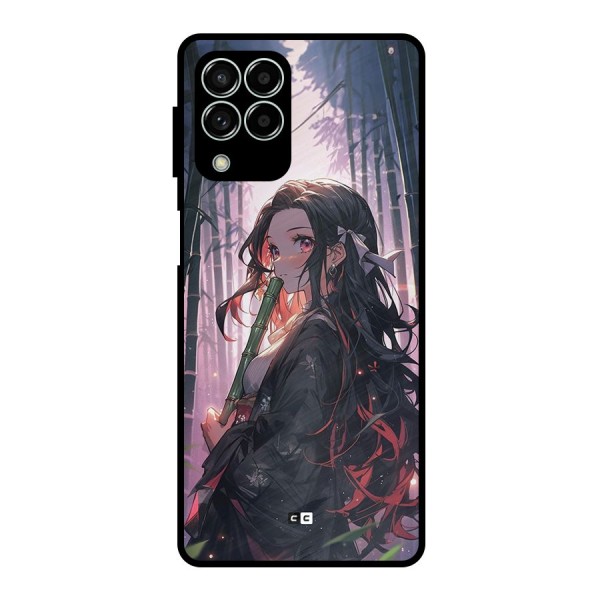 Cute Nezuko Metal Back Case for Galaxy M33