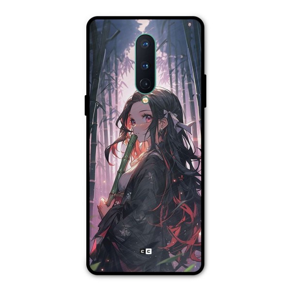 Cute Nezuko Metal Back Case for OnePlus 8