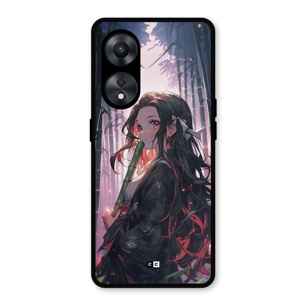 Cute Nezuko Metal Back Case for Oppo A78