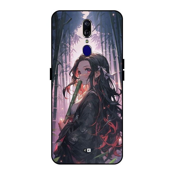 Cute Nezuko Metal Back Case for Oppo F11