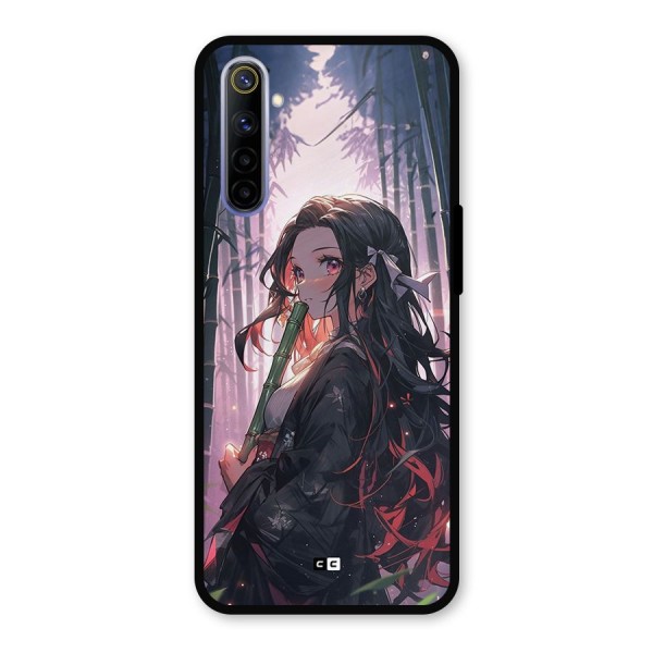 Cute Nezuko Metal Back Case for Realme 6