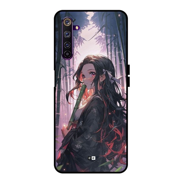 Cute Nezuko Metal Back Case for Realme 6 Pro