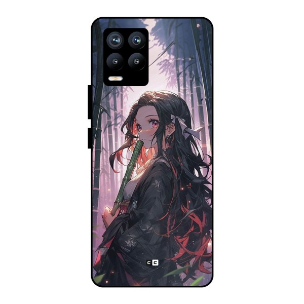 Cute Nezuko Metal Back Case for Realme 8