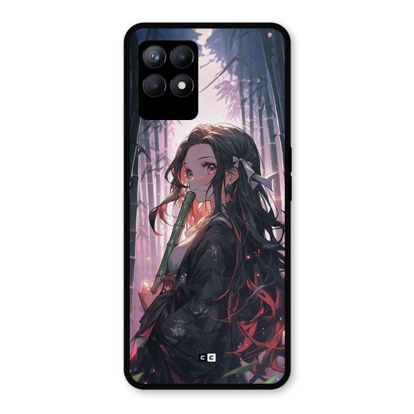 Cute Nezuko Metal Back Case for Realme 8i