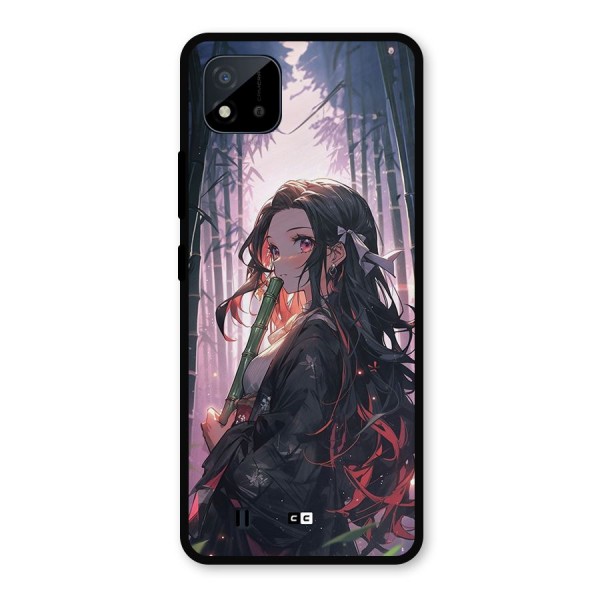 Cute Nezuko Metal Back Case for Realme C11 2021