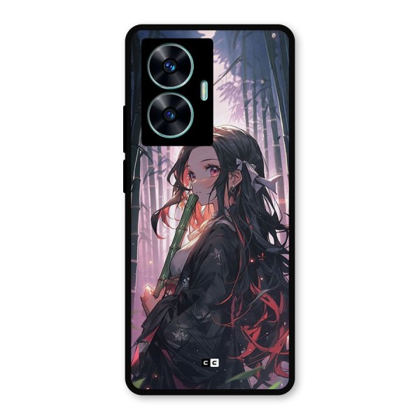 Cute Nezuko Metal Back Case for Realme C55